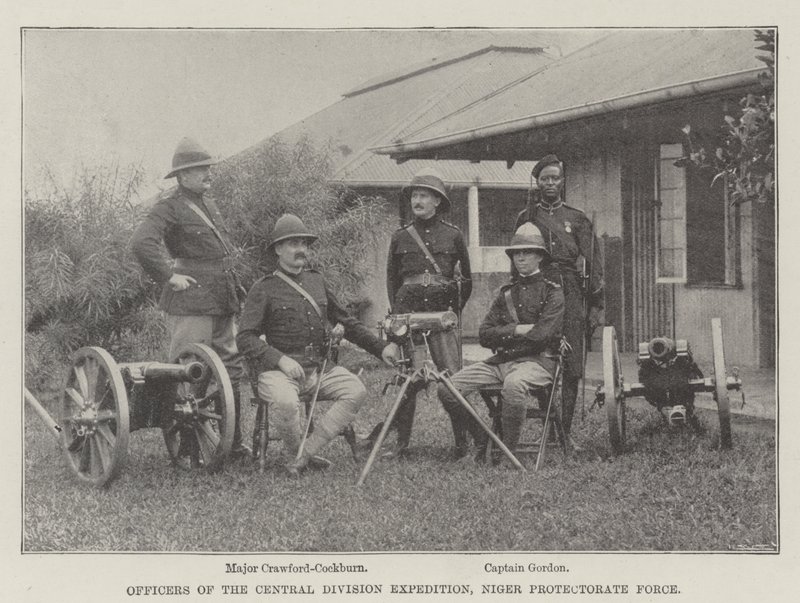 Merkez Tümen Seferi, Nijer Koruma Kuvvetleri Memurları by English Photographer