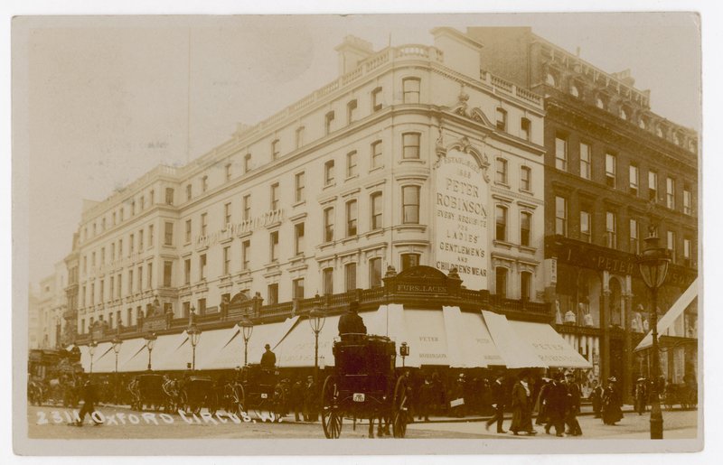 Oxford Circus, Londra, Peter Robinson ile by English Photographer