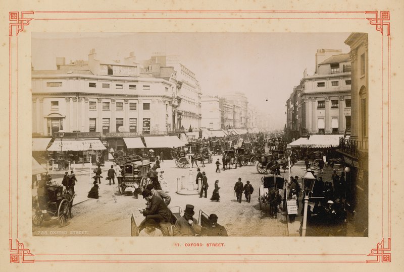 Oxford Caddesi, Regent Sirki, Londra by English Photographer