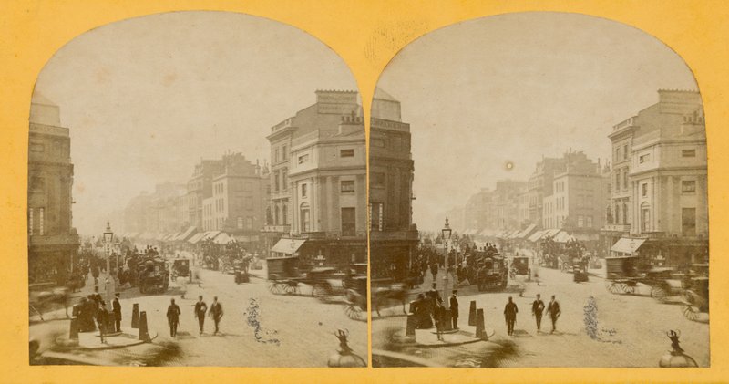 Oxford Caddesi, Regent Sirki, Londra by English Photographer