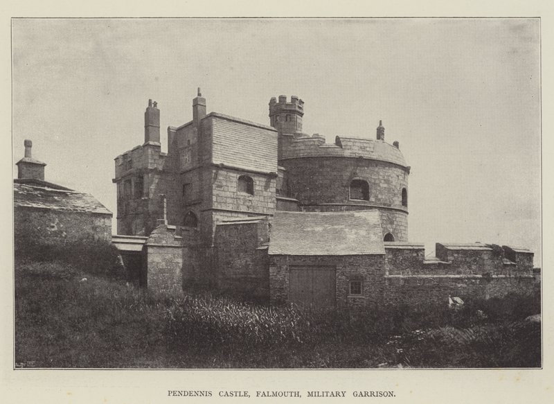 Pendennis Kalesi, Falmouth, Askeri Garnizon by English Photographer