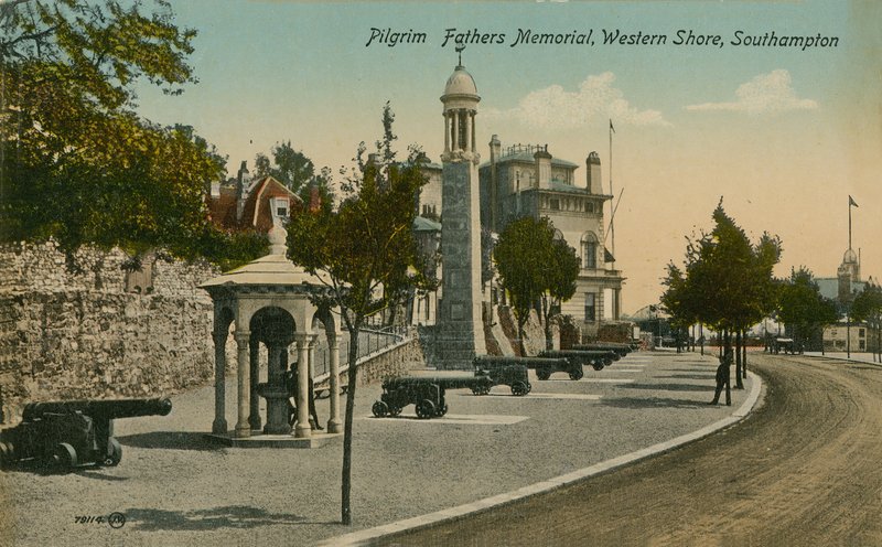 Hacı Babalar Anıtı, Western Shore, Southampton. 1913 yılında gönderilen kartpostal. by English Photographer