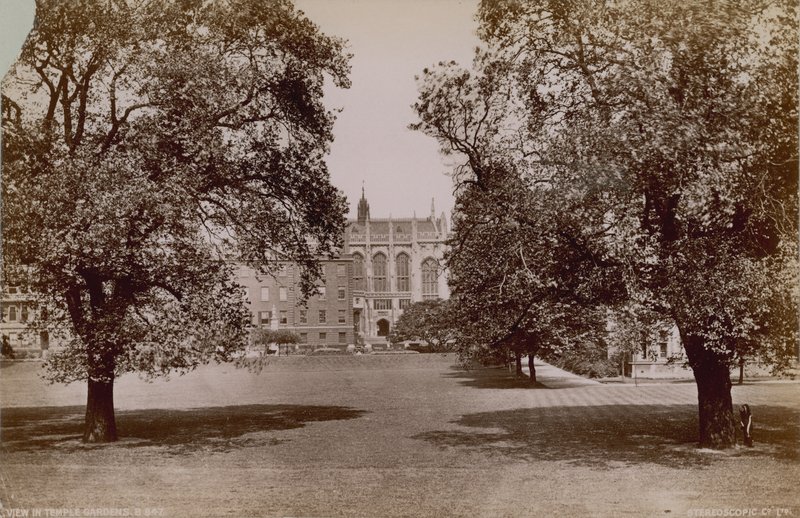 Tapınak Bahçeleri manzaralı kartpostal by English Photographer