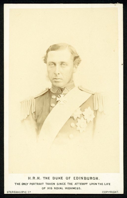Prens Alfred, Edinburgh Dükü by English Photographer