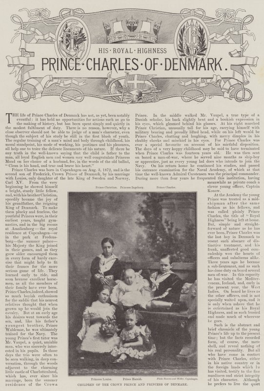 Danimarka Prensi Charles by English Photographer