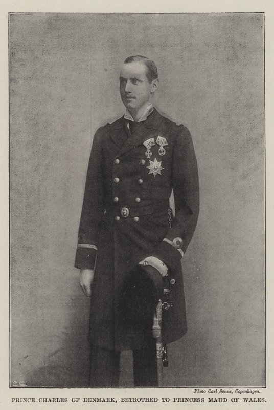 Danimarka Prensi Charles, Galler Prensesi Maud ile nişanlı by English Photographer