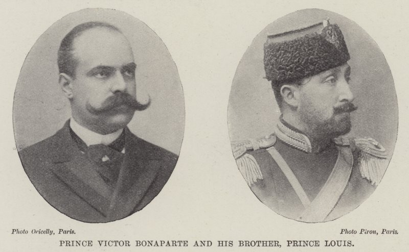 Prens Victor Bonaparte ve kardeşi Prens Louis by English Photographer