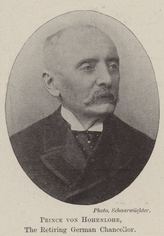 Emekli Alman Şansölyesi Prens von Hohenlohe by English Photographer