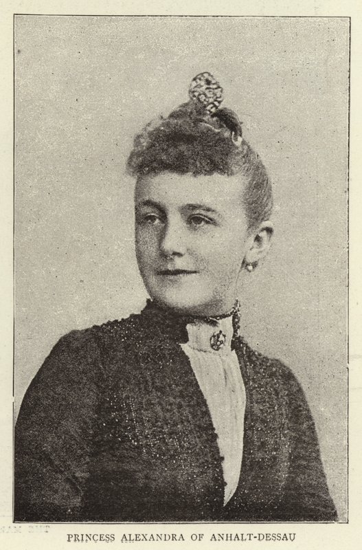 Anhalt-Dessau Prensesi Alexandra by English Photographer