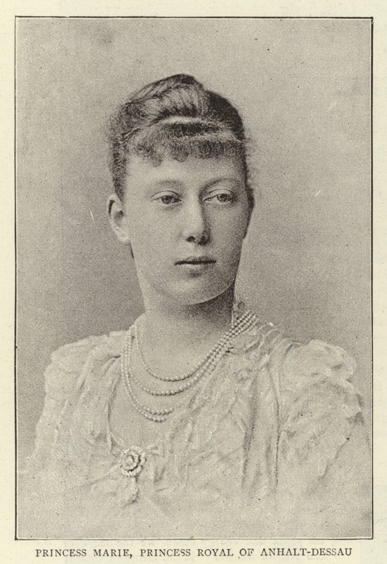 Prenses Marie, Anhalt-Dessau Kraliyet Prensesi by English Photographer