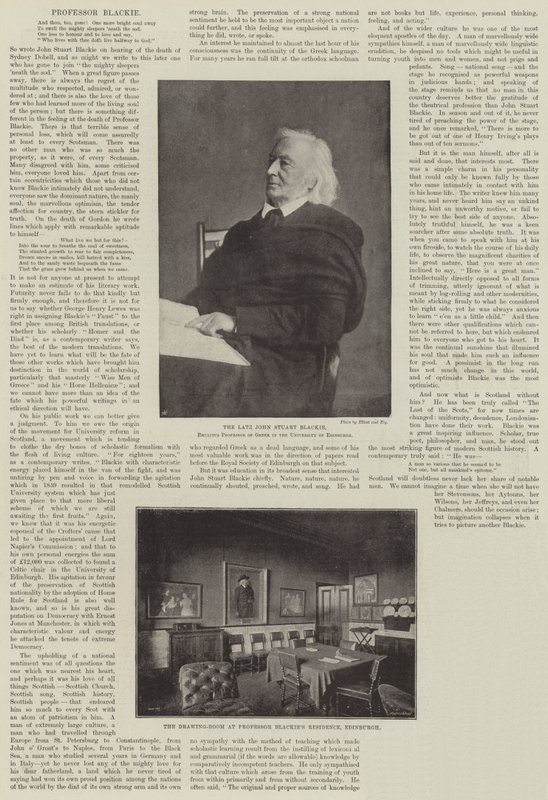 Profesör Blackie by English Photographer