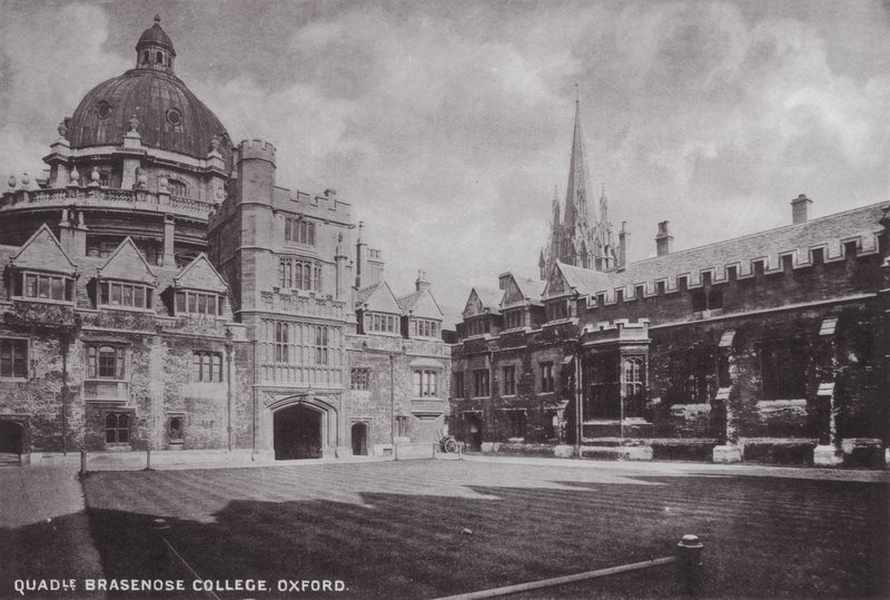 Dörtgen Brasenose Koleji, Oxford by English Photographer