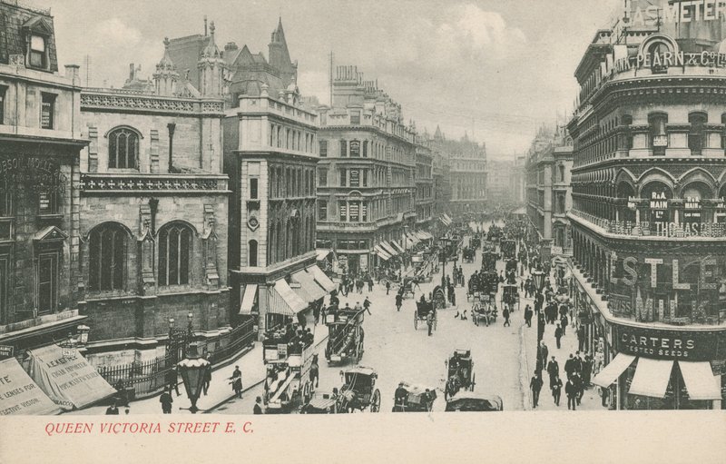 Kraliçe Victoria Caddesi, Londra by English Photographer