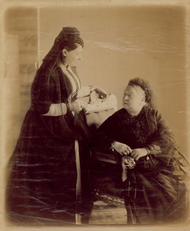 Kraliçe Victoria, oturmuş by English Photographer