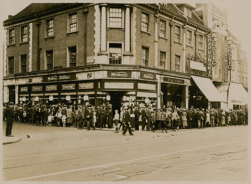1921 dolaylarında The Majestic, High Street, Clapham