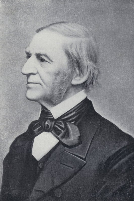 Ralph Waldo Emerson (s/b fotoğraf) by English Photographer