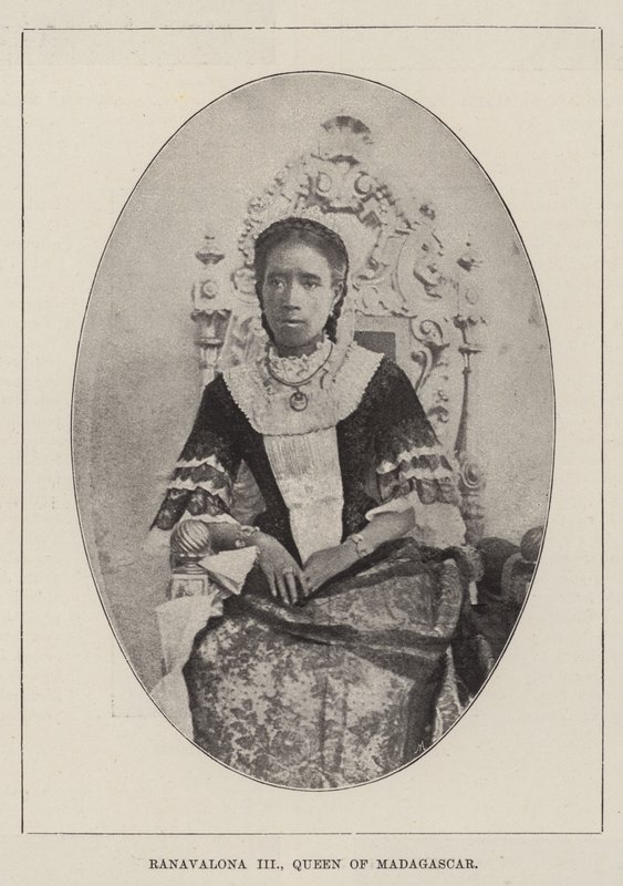 Ranavalona III, Madagaskar Kraliçesi by English Photographer