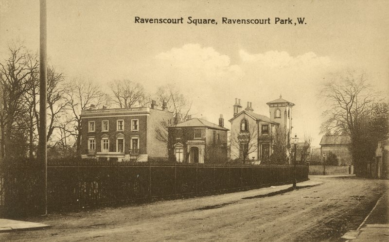 Ravenscourt Meydanı, Ravenscourt Park, Londra (s/b fotoğraf) by English Photographer