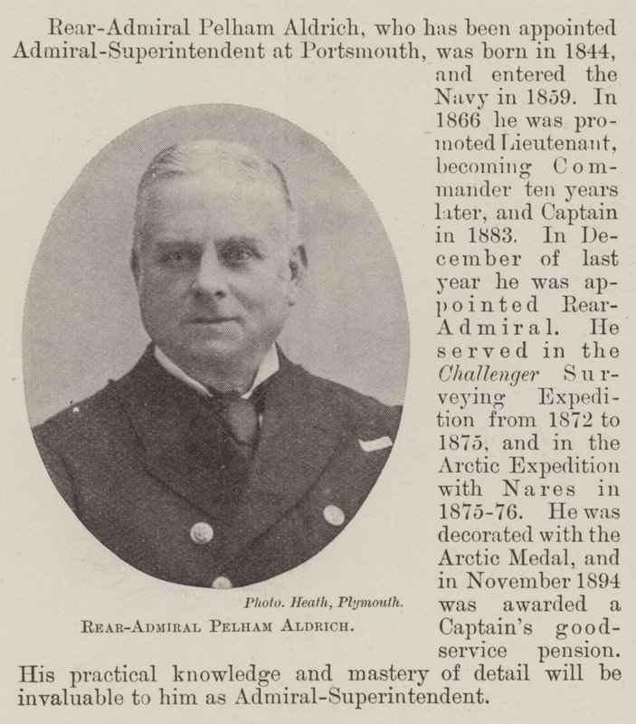 Tuğamiral Pelham Aldrich by English Photographer