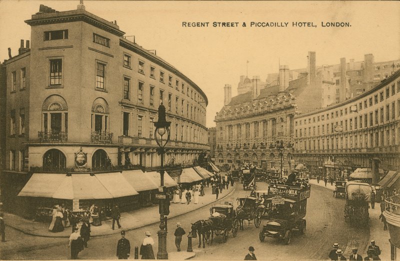 Regent Caddesi ve Piccadilly Oteli, Londra by English Photographer