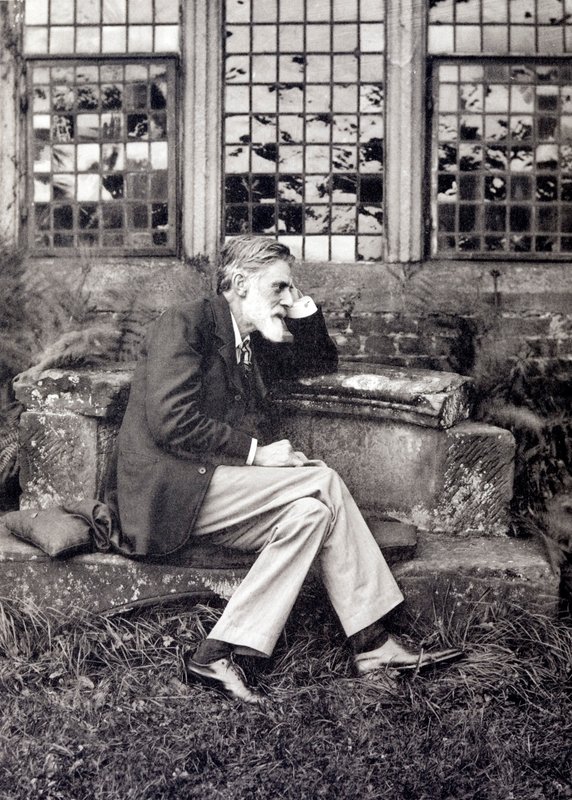 Robert Bridges, İngiliz şair (s/b fotoğraf) by English Photographer