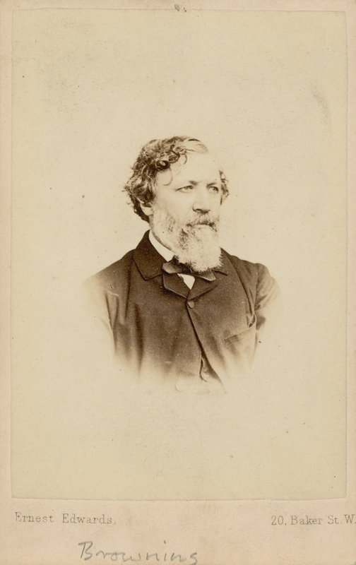 Robert Browning, şair by English Photographer