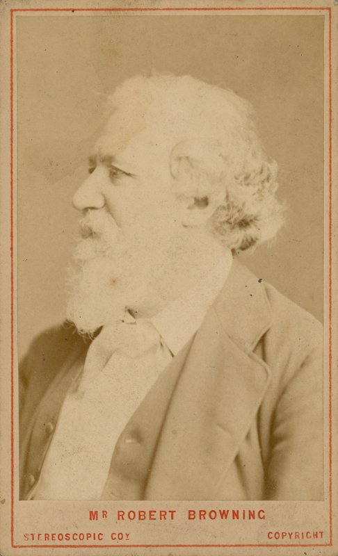 Robert Browning, şair by English Photographer