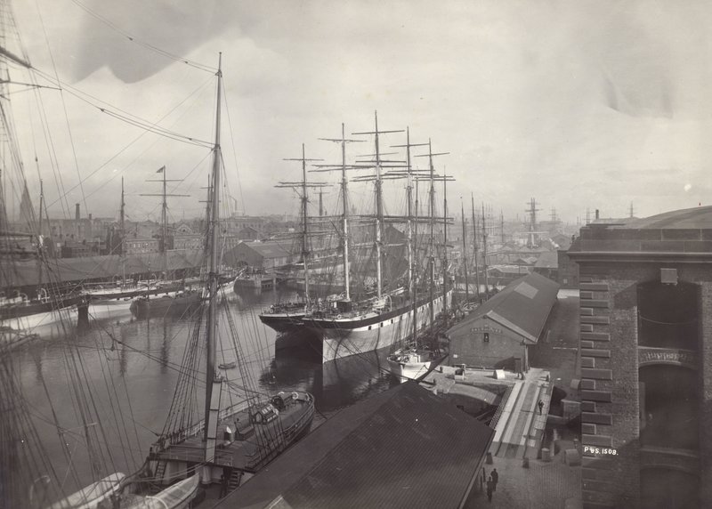 Salthouse Rıhtımı, Liverpool, Haziran 1897 by English Photographer
