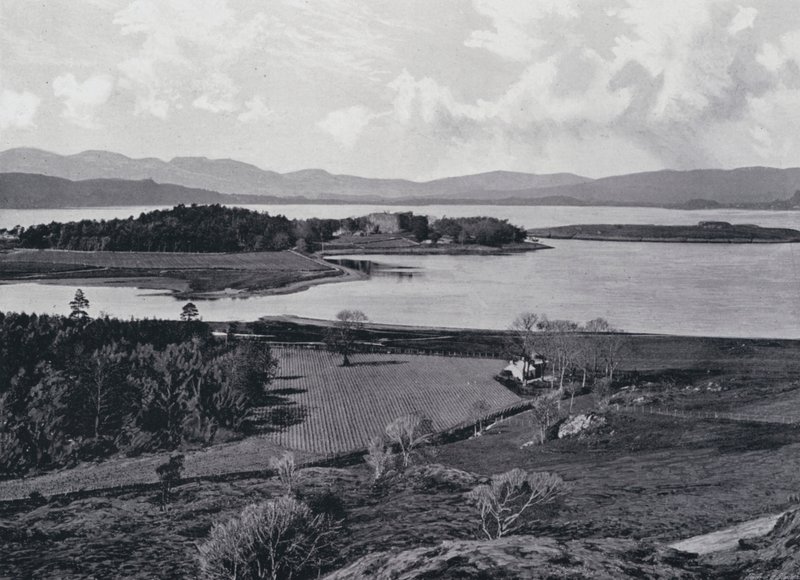 İskoçya: Dunstaffnage Kalesi (s/b fotoğraf) by English Photographer