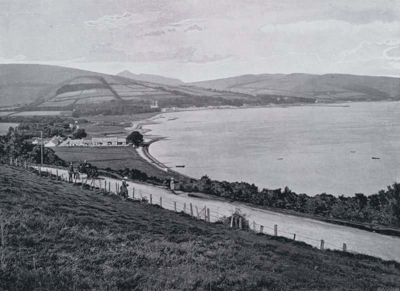 İskoçya: Lamlash Bay, Arran (s/b fotoğraf) by English Photographer