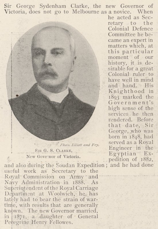 Sir GS Clarke, Victoria