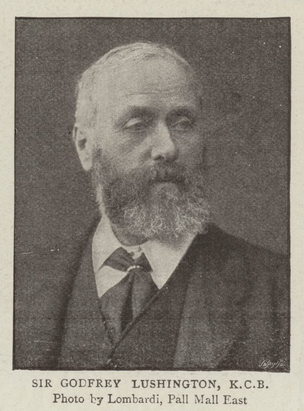Sör Godfrey Lushington, KKB by English Photographer