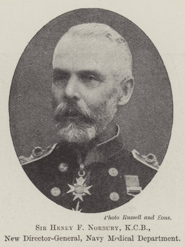 Sir Henry F Norbury, KCB, Yeni Genel Direktör, Donanma Tıp Departmanı by English Photographer