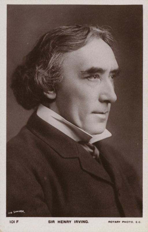 Sir Henry Irving, İngiliz tiyatro oyuncusu by English Photographer
