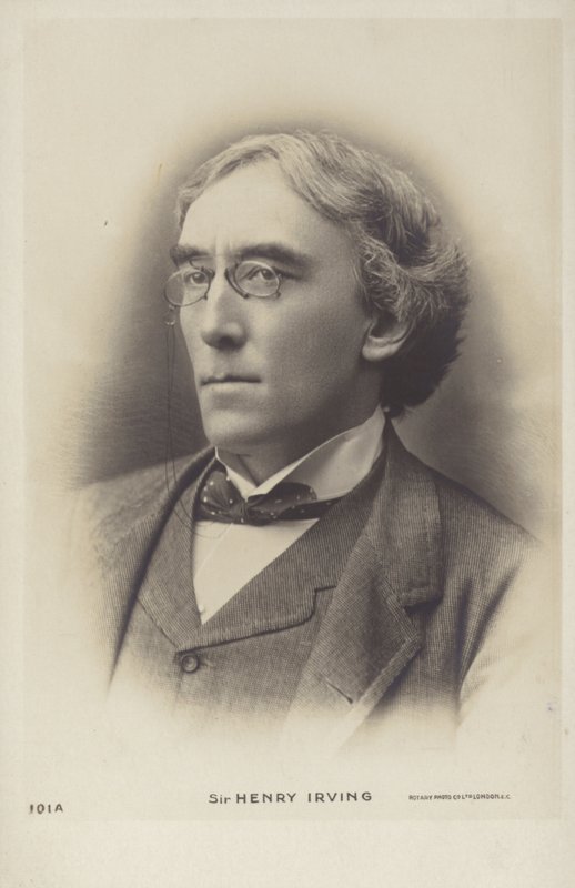 Sir Henry Irving, İngiliz tiyatro oyuncusu by English Photographer