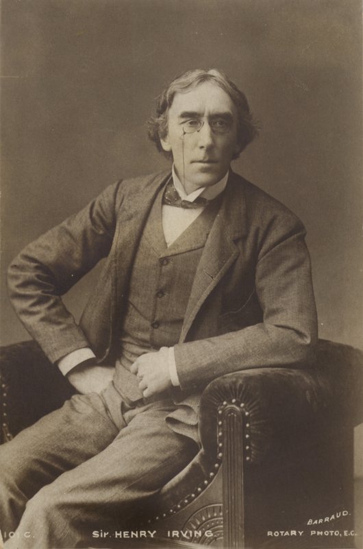 Sir Henry Irving, İngiliz tiyatro oyuncusu by English Photographer