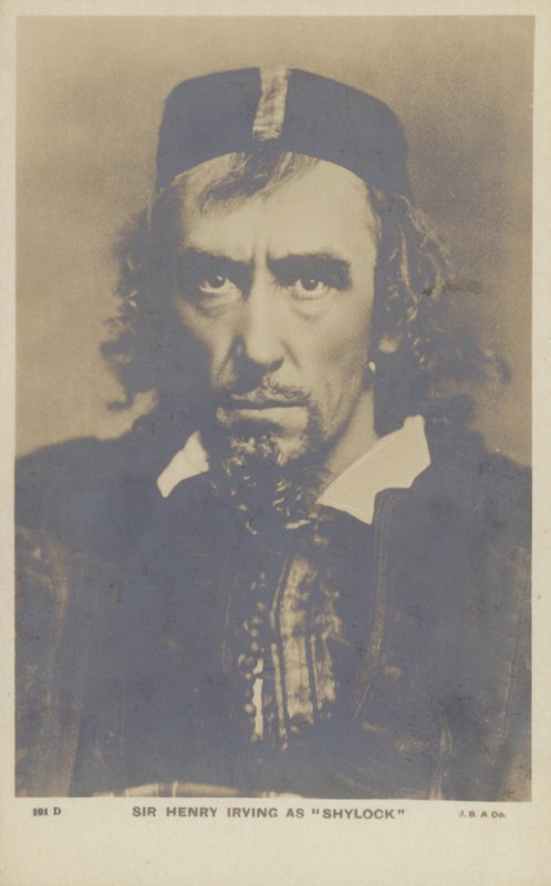 Sir Henry Irving, İngiliz tiyatro oyuncusu by English Photographer