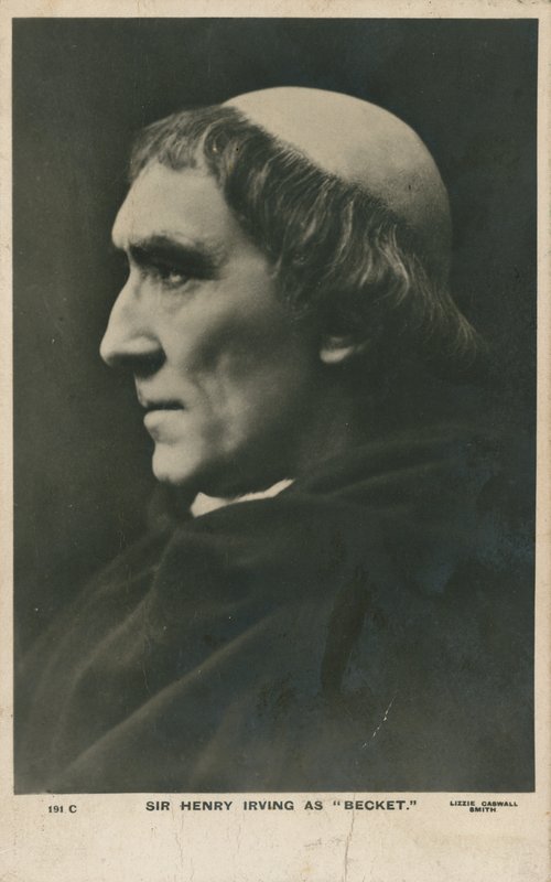 Sir Henry Irving, Becket olarak by English Photographer