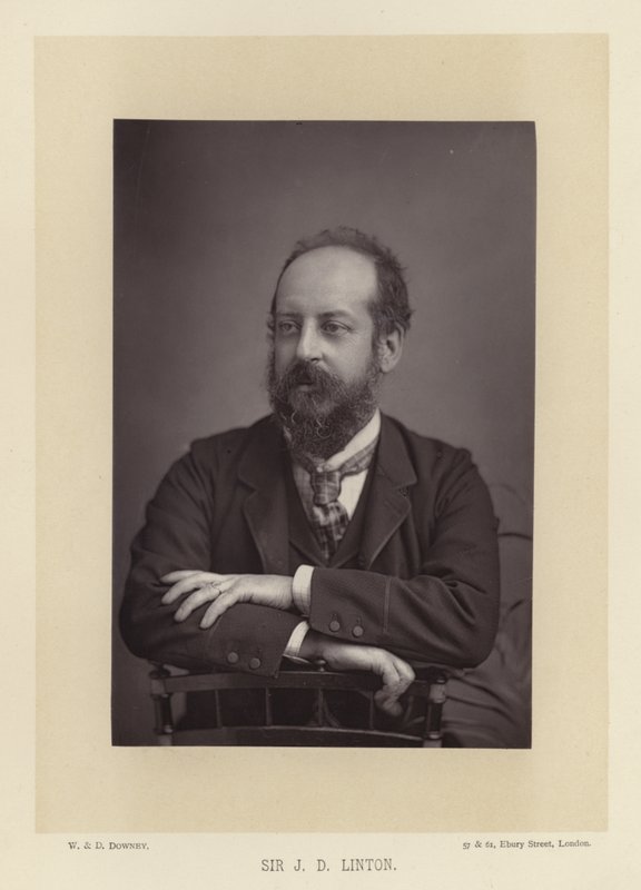 Sir James Dromgole Linton, suluboya ressamı by English Photographer