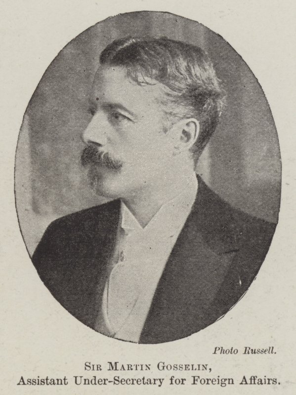 Dışişlerinden Sorumlu Müsteşar Yardımcısı Sir Martin Gosselin by English Photographer