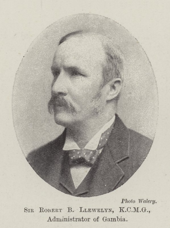 Sir Robert B Llewelyn, KCMG, Gambiya Yöneticisi by English Photographer