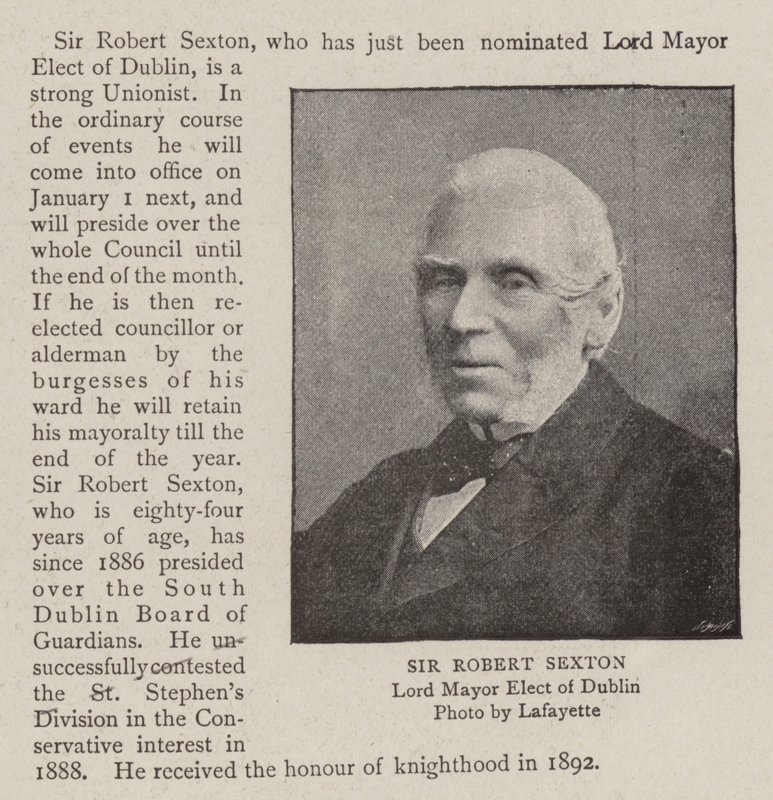 Sör Robert Sexton by English Photographer