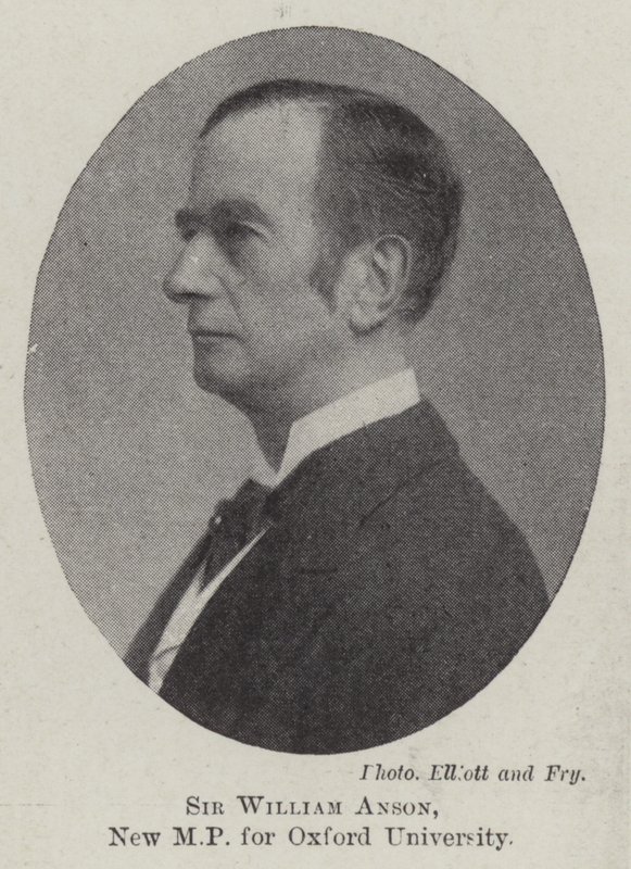 Sir William Anson, Oxford Üniversitesi