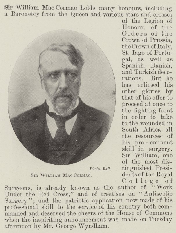 Sir William MacCormac by English Photographer