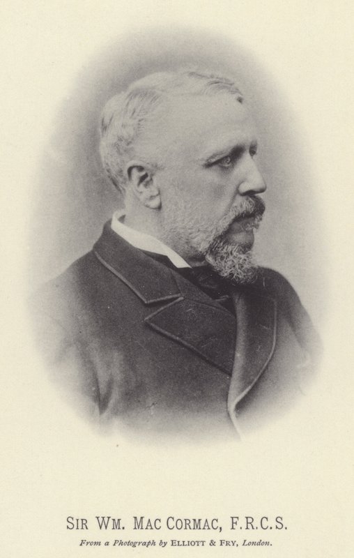 Sir William MacCormac, FRCS (b/w fotoğraf) by English Photographer