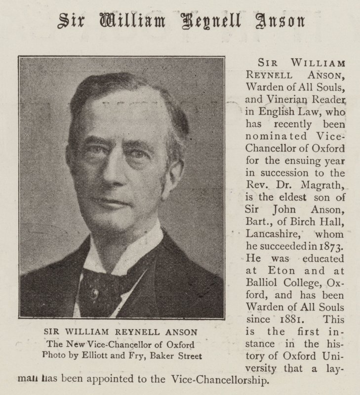 Sir William Reynell Anson by English Photographer