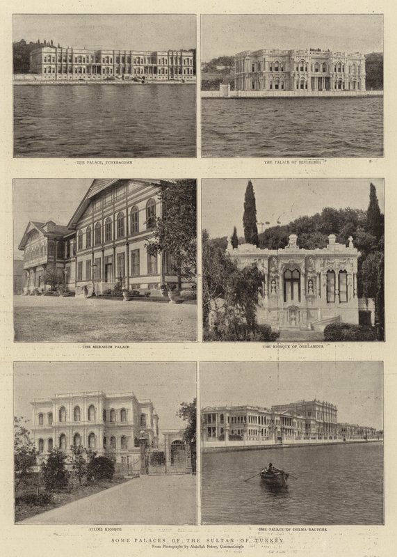 Türkiye Padişahının Bazı Sarayları by English Photographer