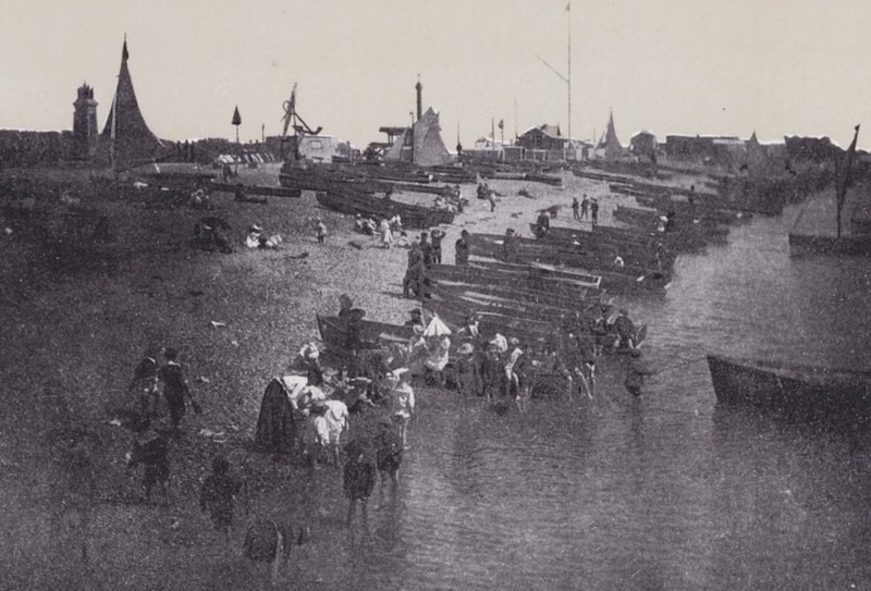 Southsea Plajı (s/b fotoğraf) by English Photographer