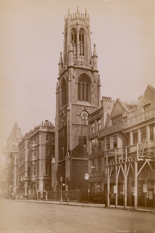 St Dunstans Kilisesi, Fleet Street, Londra by English Photographer