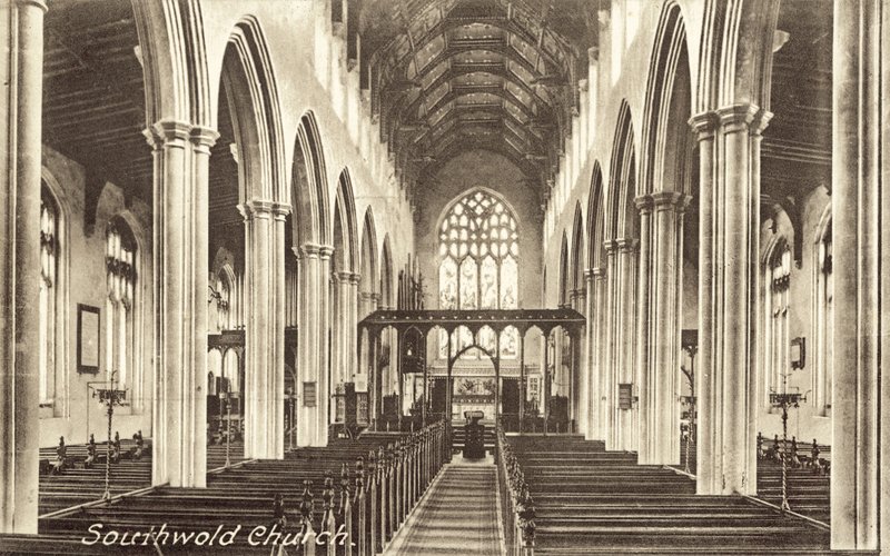 St Edmund Kilisesi, Southwold (s/b fotoğraf) by English Photographer